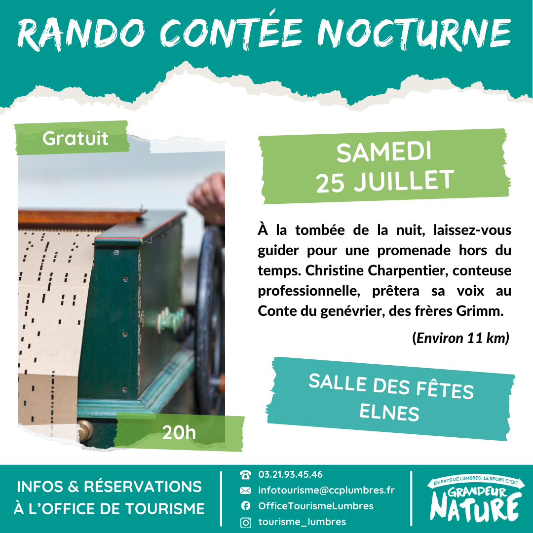 Rando contée nocturne - 25.07.2026