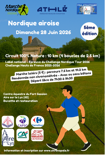ANIMATION | Sortie marche nordique à Aire-sur-la-Lys