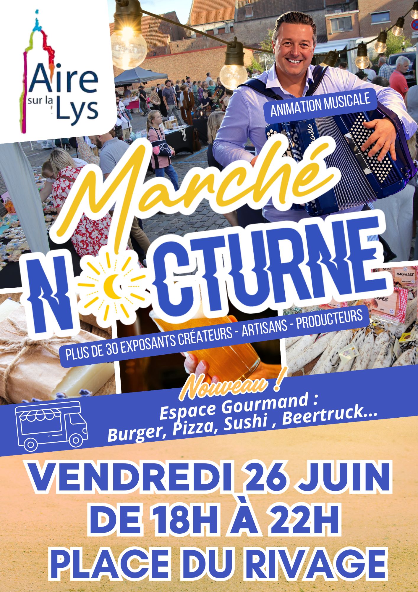 Marché Nocturne à Aire-sur-la-Lys