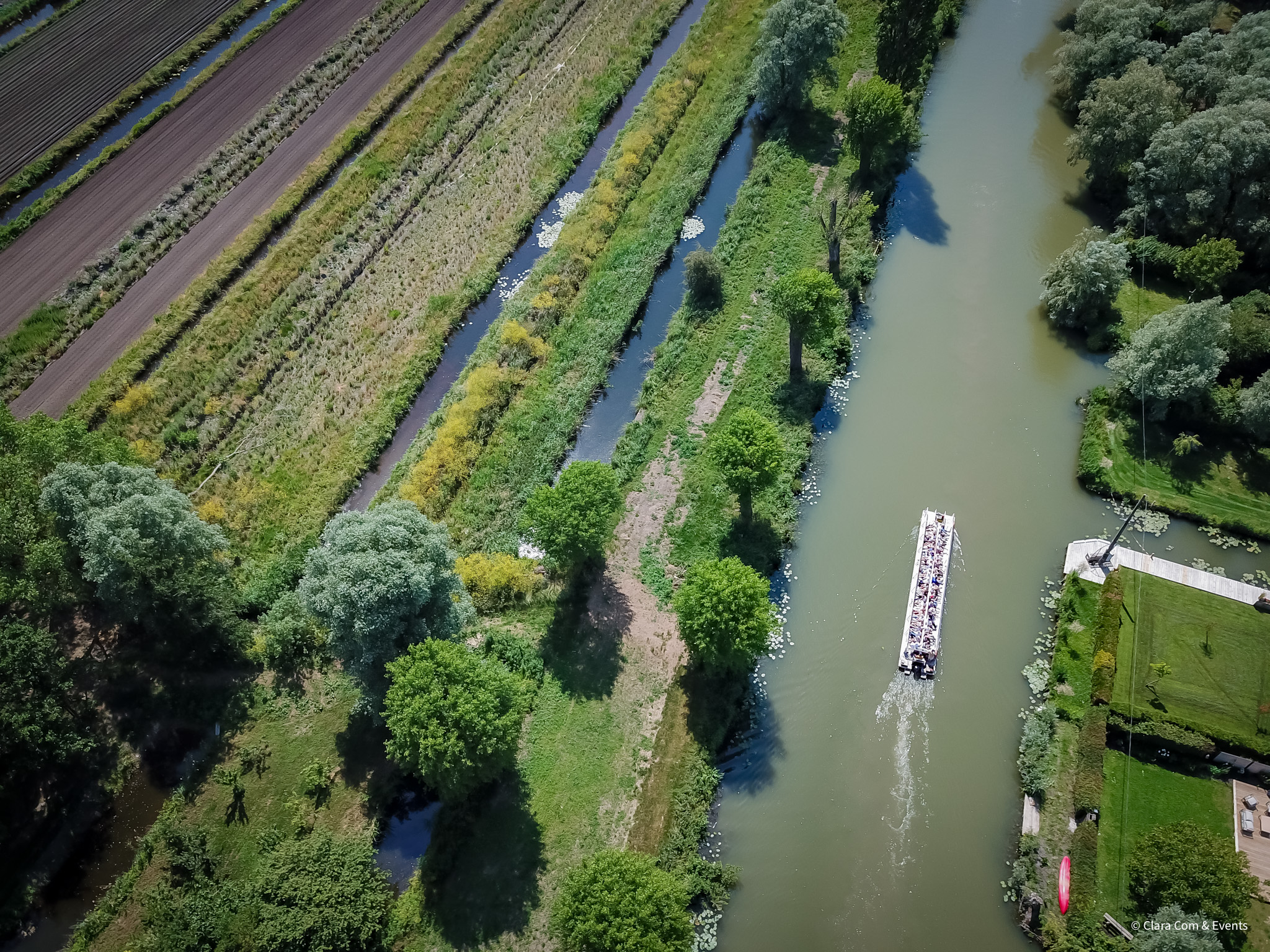 Bateau croisière - visite guidée Ô Marais by ISNOR Clairmarais 