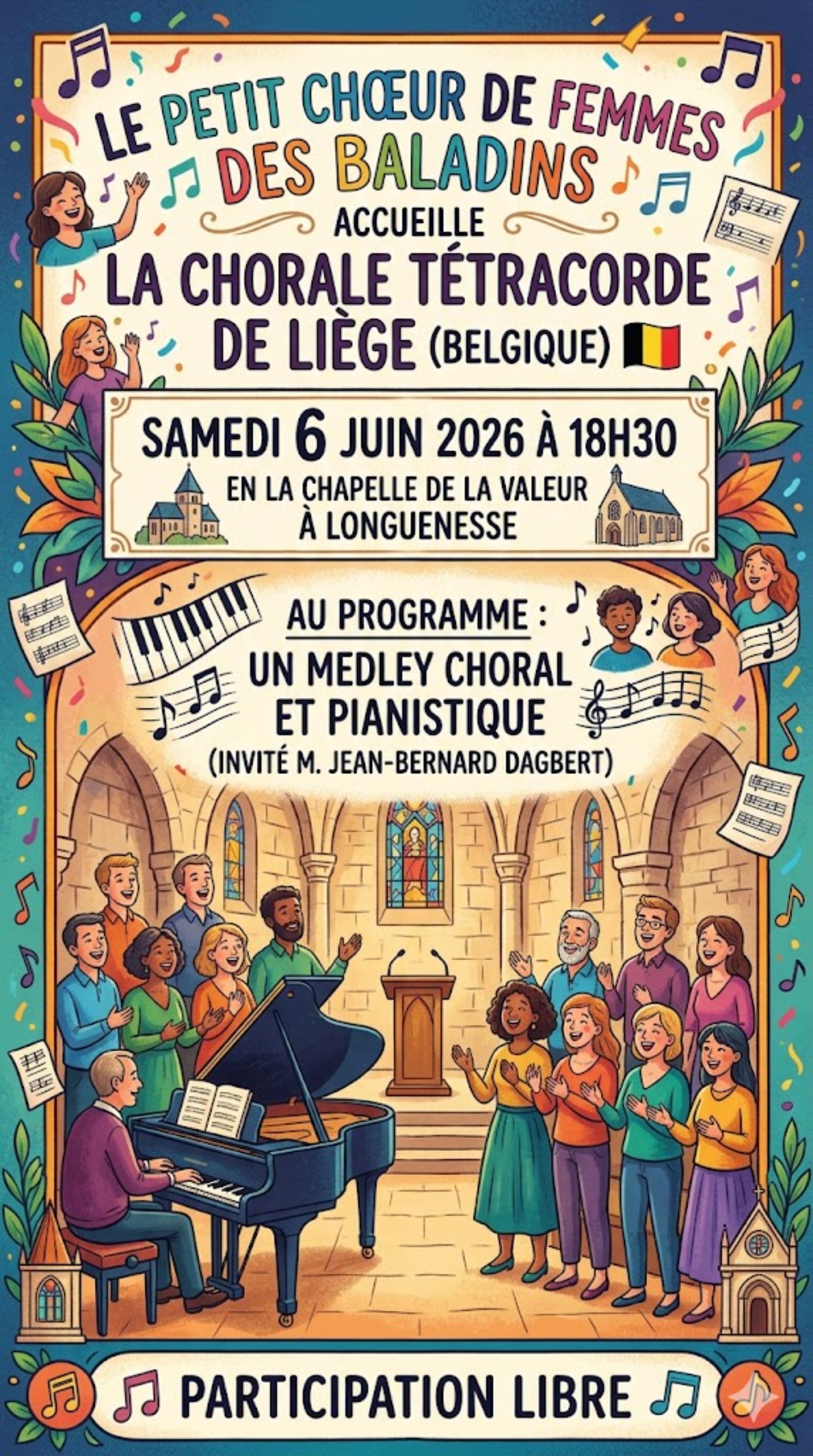 Le Choeur des Baladins & la Chorale Tétracorde