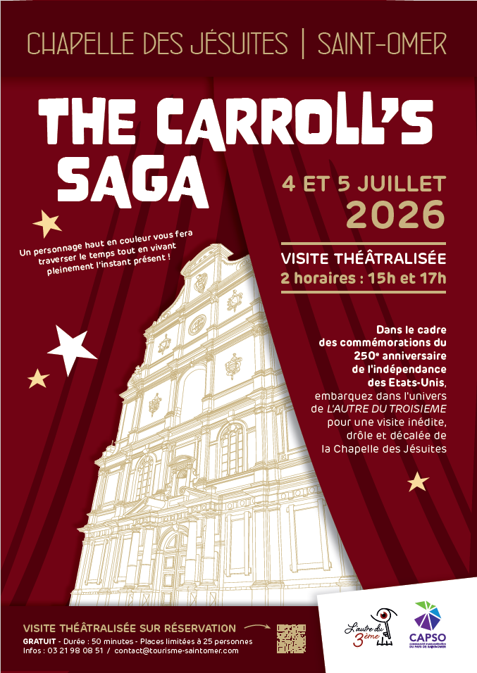 VISITE THÉÂTRALISÉE | The Carroll’s Saga, Visites décalées de la Chapelle des Jésuites